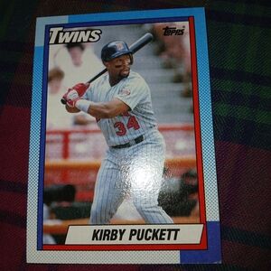 Topps 1990 Kirby Puckett Card Like New - BUY ONE ITEM CHOOSE ONE FREE